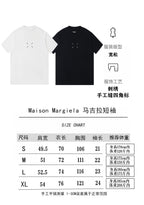 Crewneck T-shirt pair in white and black with small dash graphic on chest