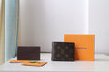 Louis Vuitton monogram small bag, dark brown canvas with short handles