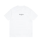 White crewneck T-shirt with small Maison Margiela logo print