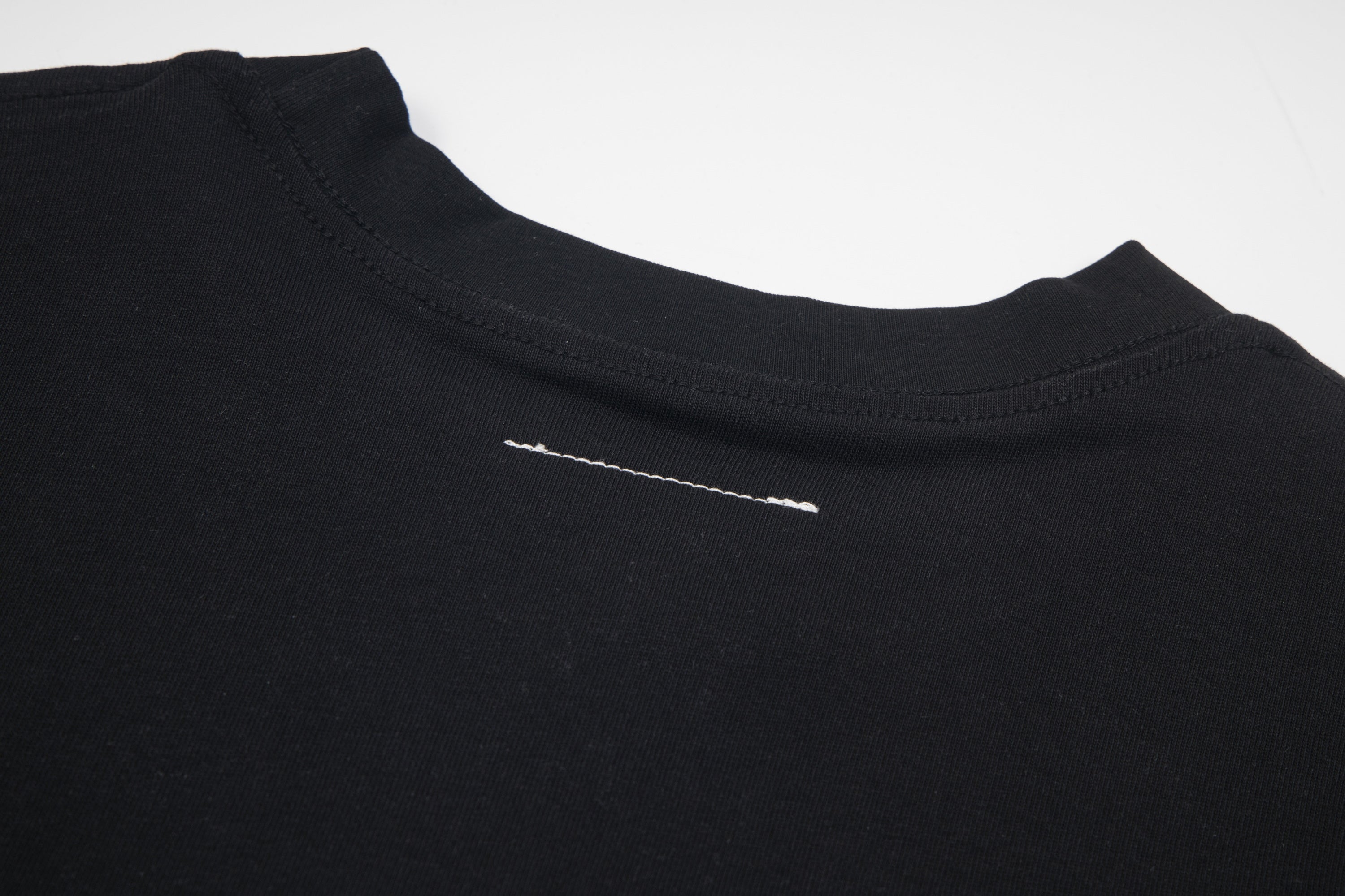 Maison Margiela crew-neck T-shirt collar with small logo accent