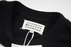 Maison Margiela black T-shirt neckline with size label tag