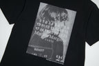 Black T-shirt with square logo graphic print, Maison Margiela Paris and BENOT
