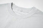 Maison Margiela white crew-neck T-shirt collar and neckline seam detail