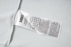 Maison Margiela T-shirt with MM6 brand neck label and printed care information