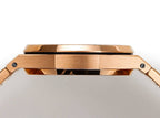 Audemars Piguet watch case side profile with rose-gold bezel and crown