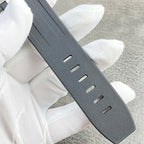Audemars Piguet watch leather strap in dark blue with stitch details