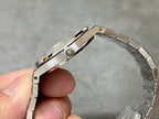 Audemars Piguet Royal Oak watch side view with polished bezel and crown