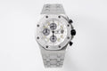 Audemars Piguet Royal Oak Offshore watch in silver-tone steel with chronograph dial