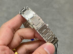 Stainless steel Audemars Piguet bracelet with metal links and end clasp