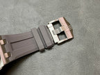 Audemars Piguet Royal Oak watch clasp with brushed metal buckle and strap links