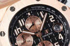 Audemars Piguet Royal Oak tachymeter bezel and number markers close-up