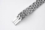 Cartier watch deployant clasp and polished silver links