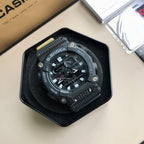Casio G-Shock watch in black storage box with black resin case and strap