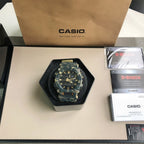 G-SHOCK watch set: watch in black box with retail cards on the side