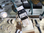 Casio G-Shock clear resin watch strap with buckle clasp