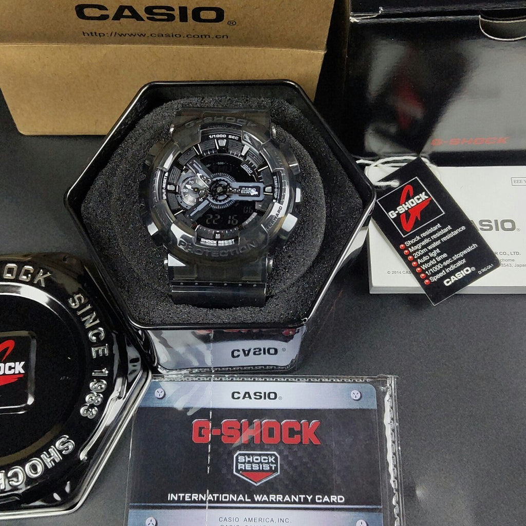 Casio G-Shock watch in gift box with warranty card and tag