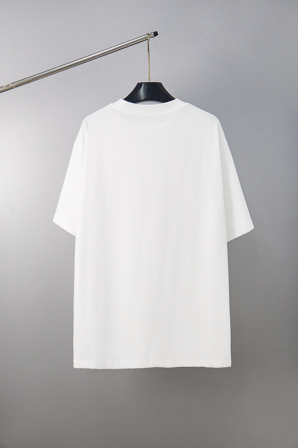 White short-sleeve T-shirt back view