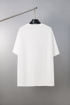 White short-sleeve T-shirt back view
