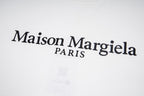 Maison Margiela PARIS logo print on white T-shirt chest
