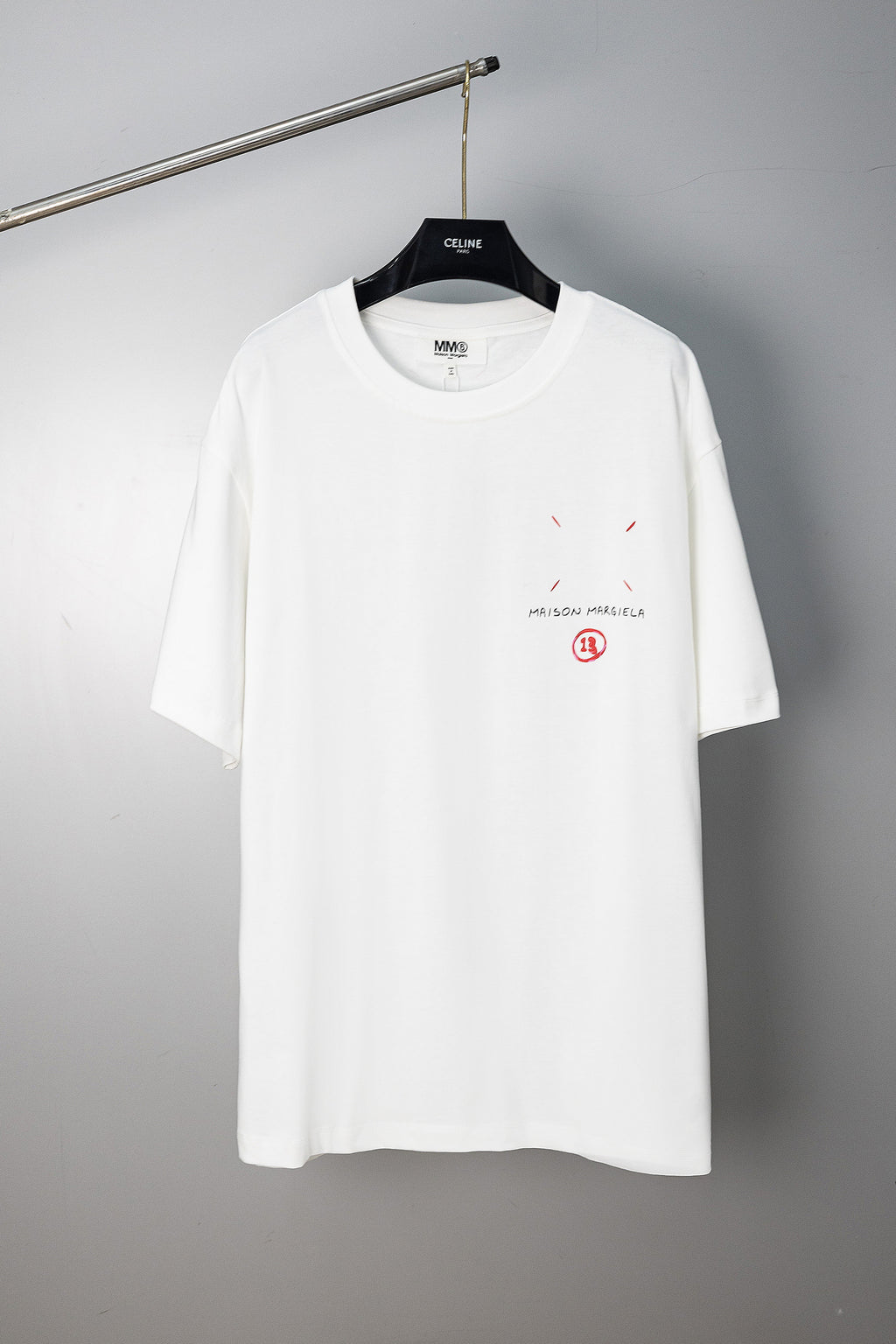 White Maison Margiela T-shirt with small chest logo