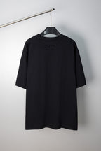 Maison Margiela black crew-neck T-shirt, plain back view