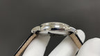Patek Philippe watch case back with polished silver finish