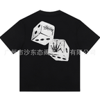 Black Stussy T-shirt with dice graphic on the front