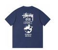 Stussy navy T-shirt with large back graphic print