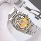 Vacheron Constantin watch with visible gold-toned movement caseback