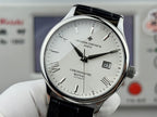 Chronometre Royal watch front close-up with white dial and date window