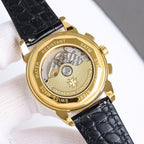 Vacheron Constantin watch caseback in gold with engraved “50ATM” and “STAINLESS STEEL”