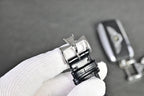Vacheron Constantin leather watch strap with metal buckle clasp