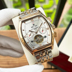 Vacheron Constantin two-tone wristwatch with white dial and Roman numerals
