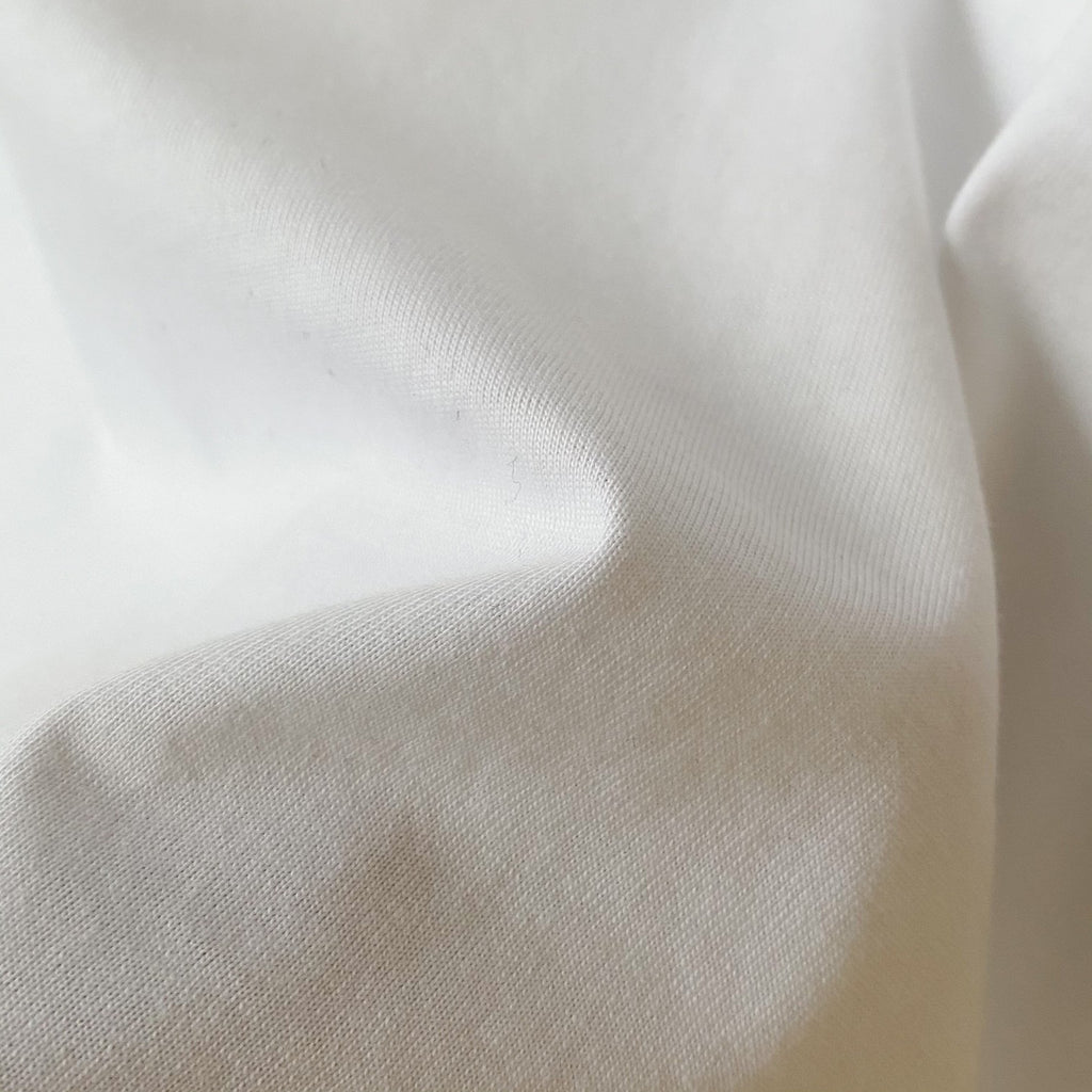 White T-shirt fabric texture close-up