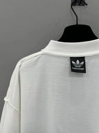 Close-up of back collar with Balenciaga logo patch