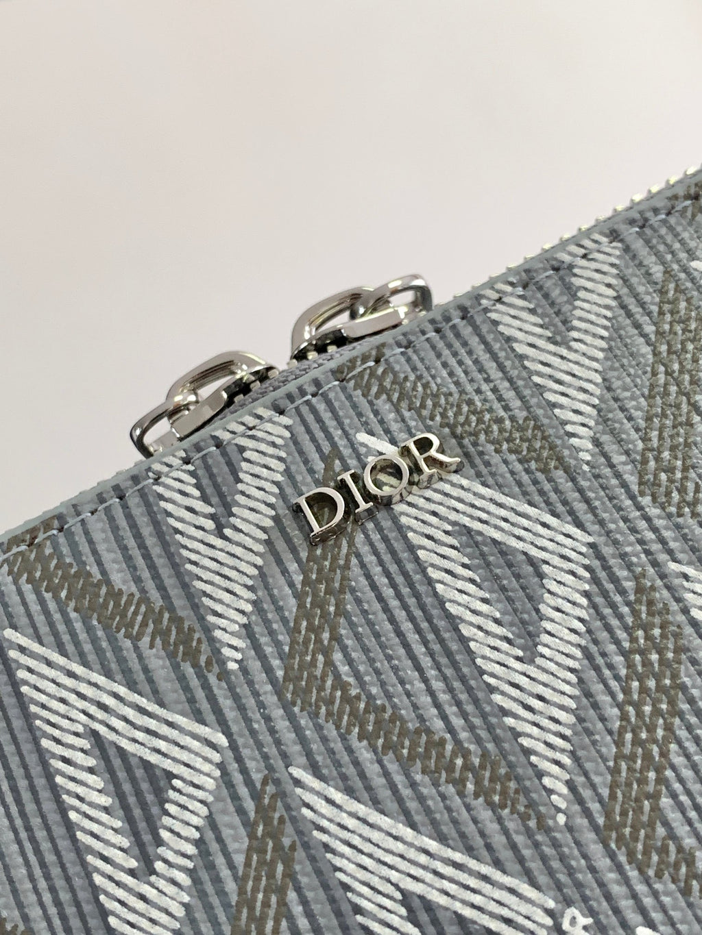 Dior Oblique jacquard mini bag with silver-tone hardware and Dior logo plaque