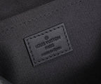 Louis Vuitton embossed fabric label on inside panel
