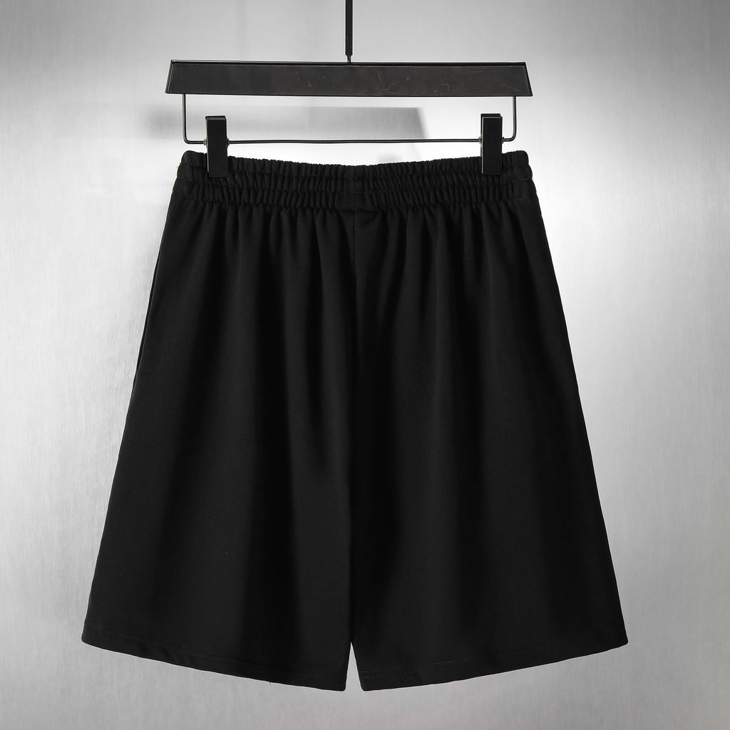 Balenciaga pants in black with elastic waistband and wide leg silhouette