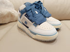 Amiri low-top sneakers, white with blue laces and side logo patch