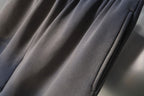 Balenciaga shorts side panel seam, dark gray fabric