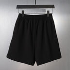 Balenciaga elastic-waist shorts in black