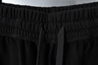Balenciaga elastic waistband on black shorts
