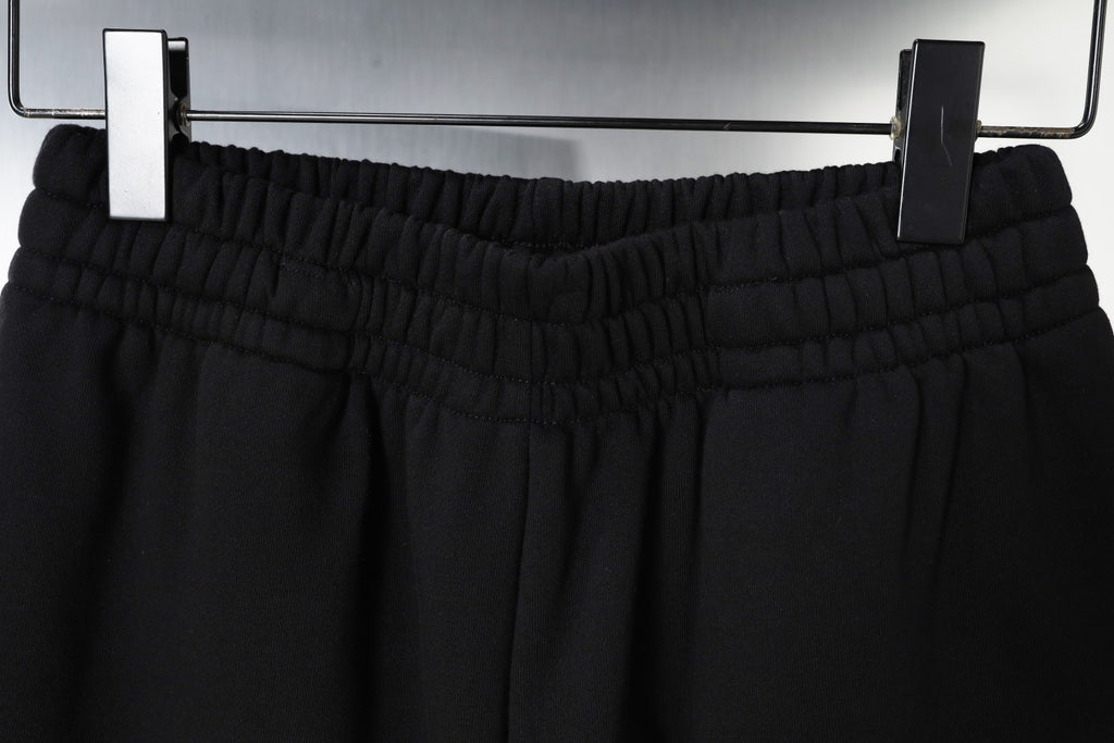 Balenciaga elastic-waist shorts front view