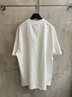 Balenciaga short-sleeve T-shirt, white, crew neck, plain back view
