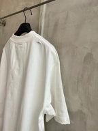 Balenciaga short-sleeve T-shirt, white, back view, plain fabric