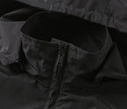 Black PRADA long jacket with inner hood and front zipper