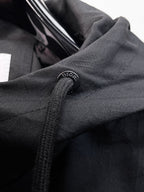 Dior long jacket, elastic drawcord hem with embroidered Dior detail on cuff
