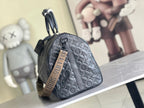 Louis Vuitton dark blue monogram mini duffel with adjustable shoulder strap