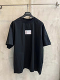 Balenciaga short-sleeve T-shirt, black, crew neck, small chest label