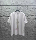 Balenciaga white T-shirt with front Paris graphic and Statue of Liberty print